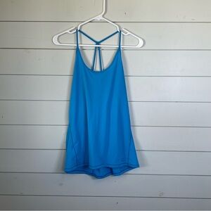 Salomon Vibrant Blue Athletic Tank Top‎ women's size large